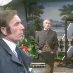 Alan Dobie with Laurence Payne as Howard Cromer in Waxwork.