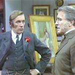 Alan Dobie with Laurence Payne as Howard Cromer in Waxwork.